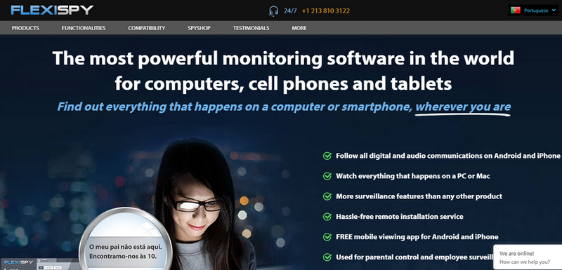 imagem flexispy - Top programa de espionagem móvel