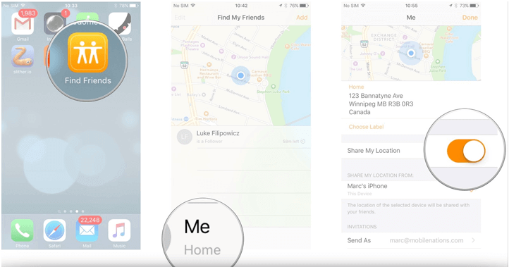 how to track someone's location on iphone1